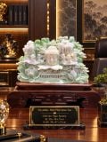 Tác Phẩm Diện Phật Quan Âm Ngọc Serpentine 28x38x9cm – ảnh 2