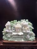 Tác Phẩm Diện Phật Quan Âm Ngọc Serpentine 28x38x9cm – ảnh 3