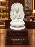 Tượng Hư Không Tạng Bồ Tát Hán Bạch Ngọc – ảnh 2