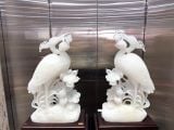 Tượng Cặp Tiên Hạc Ngọc Onyx Trắng – ảnh 5