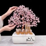 Cây Tài Lộc Thạch Anh Hồng Chậu Vạn Sự Bình An – ảnh 1