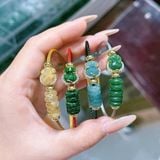 Vòng Túi Tiền Bọc Vàng 10K Mix Ngũ Điếu Dây Cáp – ảnh 1