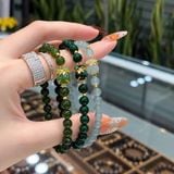Vòng Ngọc Mix Túi Tiền Bọc Nơ Vàng Và Bi Vàng 10K – ảnh 3