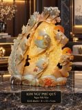 Tượng Kim Ngư Phú Quý Ngọc Mã Não – ảnh 1