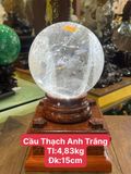 Quả Cầu Thạch Anh Trắng 4.83kg Đk 15cm – ảnh 5