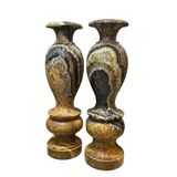  Cặp Lục Bình Vân Thổ Cẩm Ngọc Onyx 