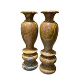  Cặp Lục Bình Vân Thổ Cẩm Phú Quý Ngọc Onyx 