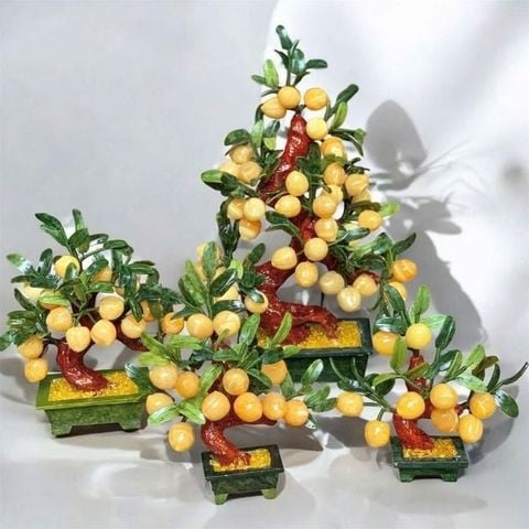  Cây Đào Ngọc Hoàng Long Trái Nhỏ 