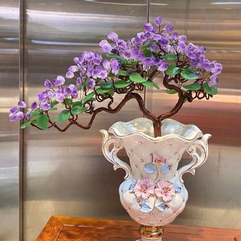  Cây Tài Lộc Mầm Tinh Thể Thạch Anh Tím 