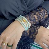  Chuỗi Ngọc Hoa Bay Mix Hoa Sen Xi Vàng 