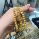  Chuỗi Thạch Anh Tóc Vàng VIP Mix Hồ Ly Và Charm Vàng 18K 