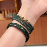  Chuỗi Vòng Lam Ngọc VIP Mix Charm Vàng 10K 