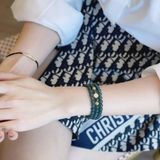  Chuỗi Vòng Lam Ngọc VIP Mix Charm Vàng 10K 