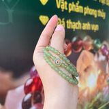 Chuỗi Vòng Ngọc Hòa Điền 6mm Mix Charm Hoa Mai Ngọc 