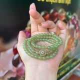  Chuỗi Vòng Ngọc Hòa Điền 6mm Mix Charm Hoa Mai Ngọc 