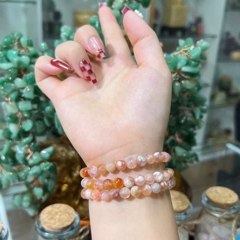 Chuỗi Vòng Tay Hoa Anh Đào 6mm