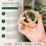 Vòng Tay Thạch Anh Vàng Nguyên Khối – ảnh 4