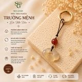  Dây treo khóa Trường Mệnh Như Ý đá Mã Não 