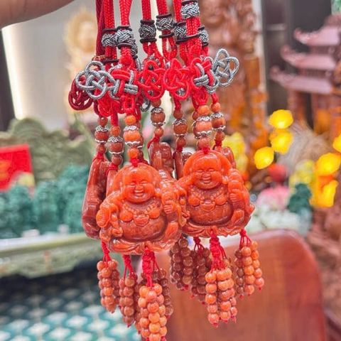 Khánh Treo Xe Phật Di Lặc Ngọc Huyết