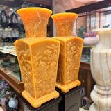  Lục Bình Ngọc Hoàng Long Dáng Vuông 