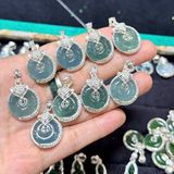  Mặt Vòng Cổ Đồng Điếu Phúc Lộc Tình Ngũ Ngọc 