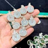  Mặt Vòng Cổ Đồng Điếu Phúc Lộc Tình Ngũ Ngọc 