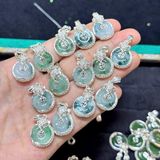  Mặt Vòng Cổ Đồng Điếu Phúc Lộc Tình Ngũ Ngọc 