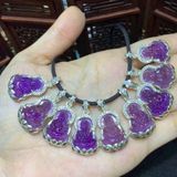  Mặt Phật Bà Quan Âm Thạch Anh Tím 