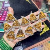  Mặt Phật Di Lặc Mắt Hổ Bọc Bạc 