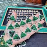  Mặt Phật Di Lặc Sơn Thủy C Bọc Bạc 2cm 