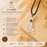  Mặt Dây Chuyền Cá Chép Mã Não Bạch Nguyệt Quang 