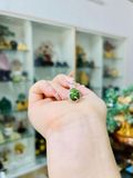  Nhẫn Tỳ Hưu Ngọc Bích Bọc Bạc 