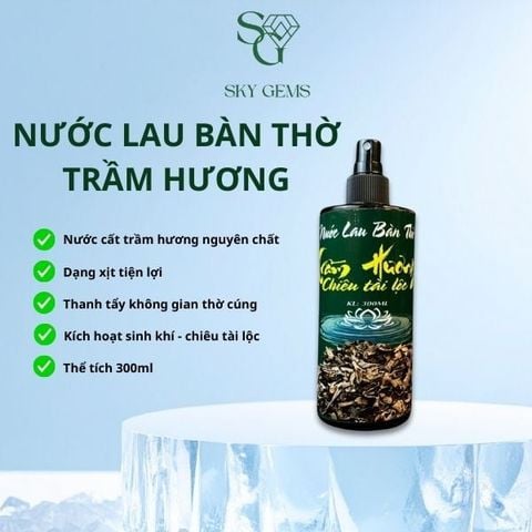  Nước Lau Bàn Thờ Trầm Hương 