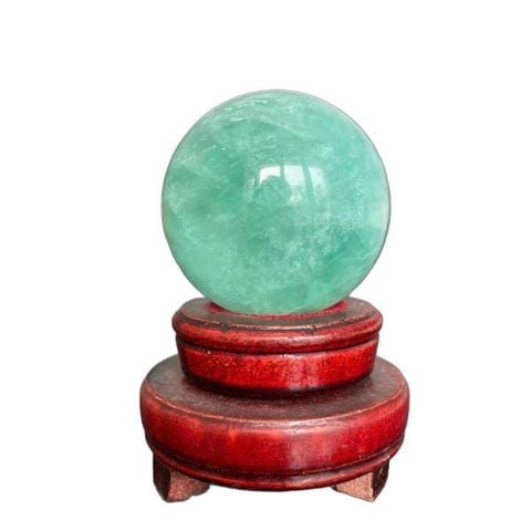 Quả Cầu Đá Fluorite 7cm