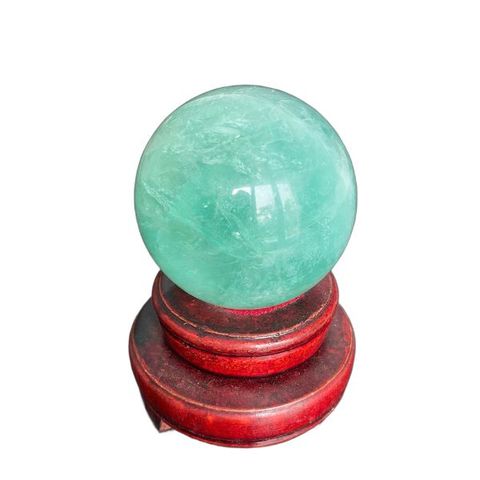 Quả Cầu Đá Fluorite 7cm