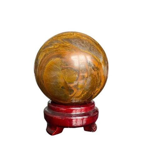 Quả Cầu Đá Mắt Hổ 9,5cm