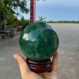  Quả Cầu Fluorite Xanh 10cm 