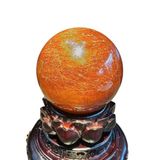  Quả Cầu Thạch Anh Tóc Đỏ 13cm 
