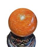  Quả Cầu Thạch Anh Tóc Đỏ 13cm 