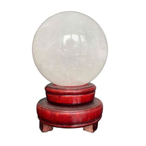 Quả Cầu Thạch Anh Trắng 9,6cm