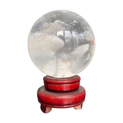Quả Cầu Thạch Anh Trắng 12cm
