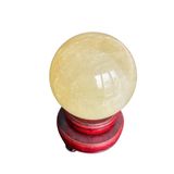  Quả Cầu Đá Thạch Anh Vàng 9cm 