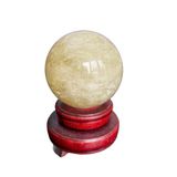  Quả Cầu Thạch Anh Vàng Tự Nhiên 8.5cm 