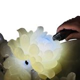  Tác Phẩm Hoa Khai Phú Quý Kết Hợp Gậy Như Ý Ngọc Onyx 