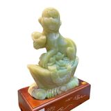  Tượng Khỉ Ngọc Onyx Xanh 