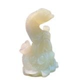  Tượng Rắn Ngọc Onyx Trắng 