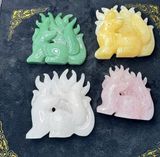  Tượng Hồ Ly Đá Thạch Anh Tạc Theo Yêu Cầu 