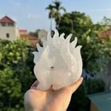  Tượng Hồ Ly Đá Thạch Anh Tạc Theo Yêu Cầu 