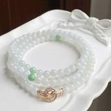  Vòng Bạch Ngọc Jadeite Tuýp A 6mm 