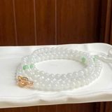  Vòng Bạch Ngọc Jadeite Tuýp A 6mm 